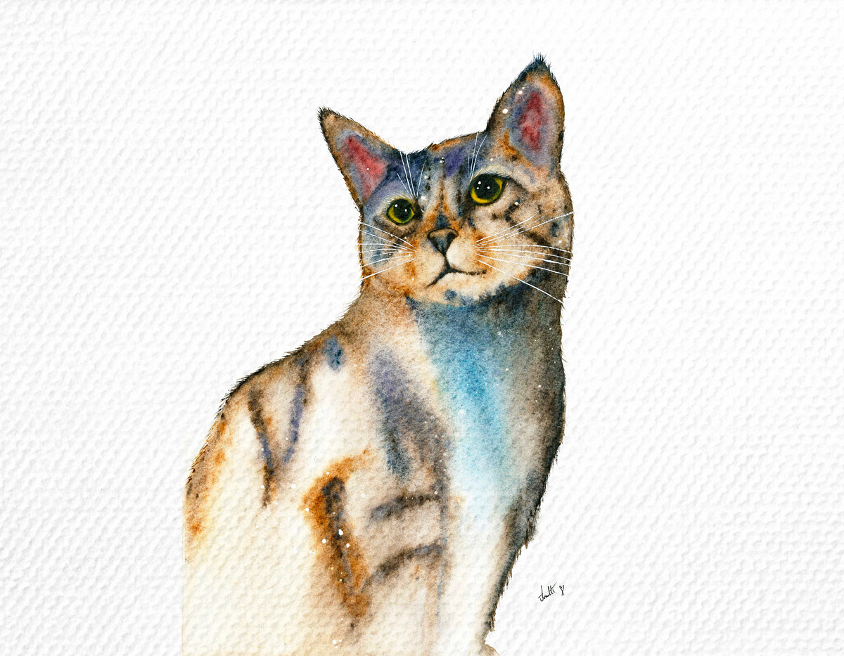 Soft Gaze in a painted Dream - Giclee print