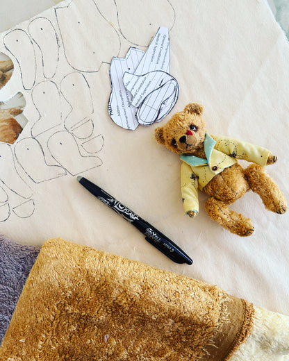 Bernie - Handmade Mohair Artist Bear  17cm