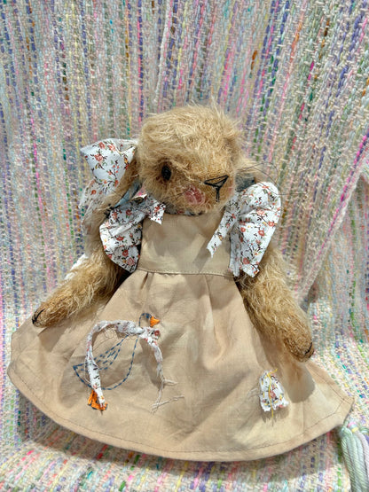 Handmade Mohair Artist Bear Hare 28cm Collectable Keepsake heirloom OOAK