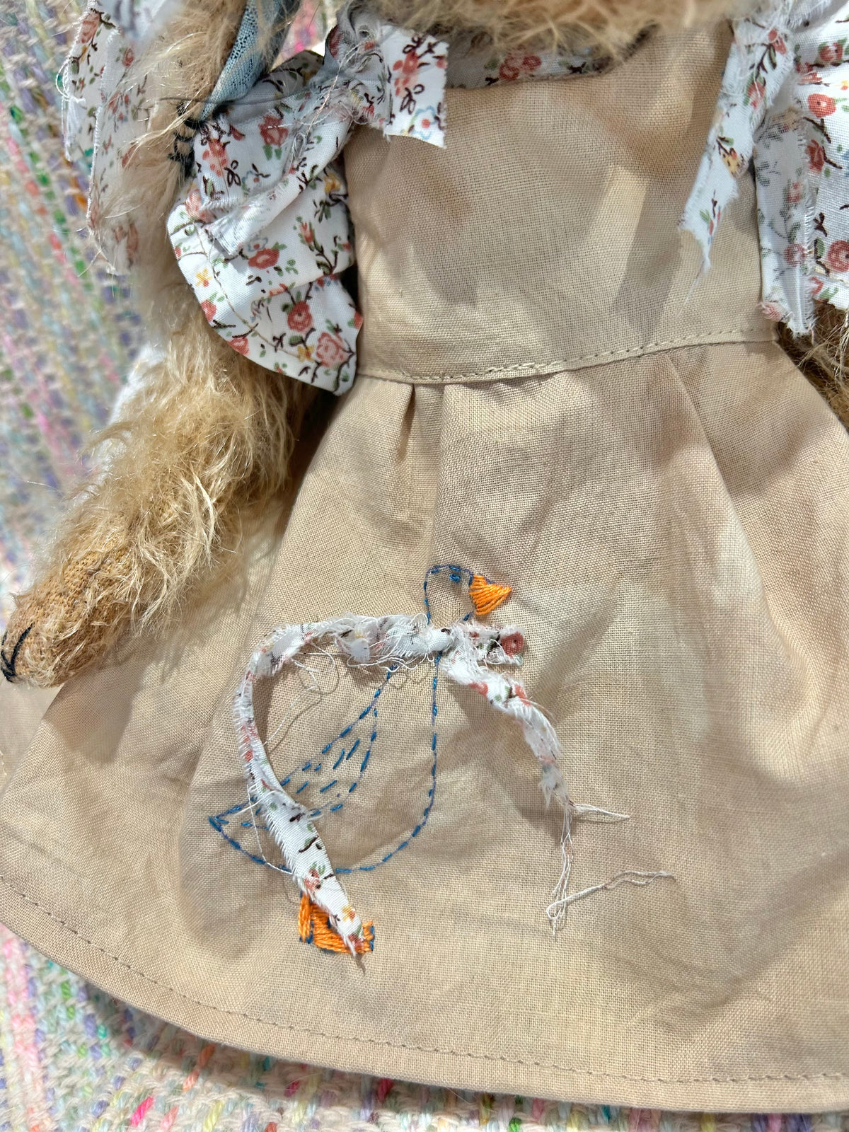 Handmade Mohair Artist Bear Hare 28cm Collectable Keepsake heirloom OOAK
