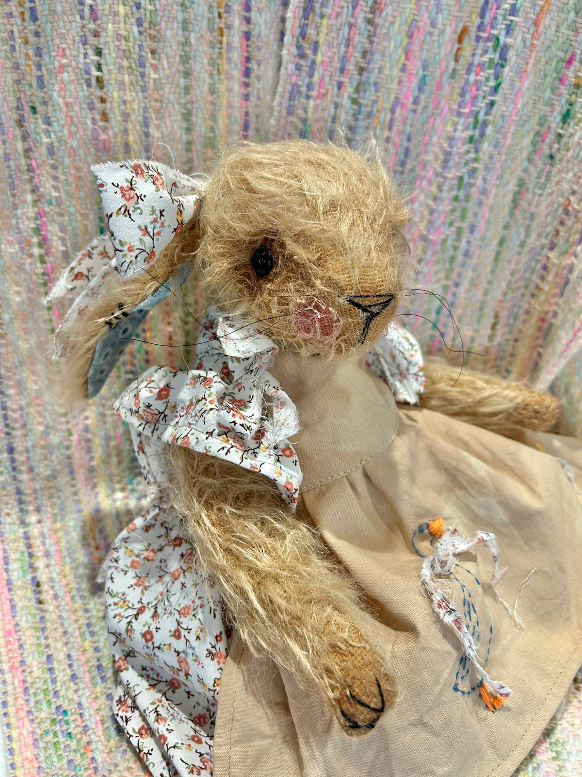 Handmade Mohair Artist Bear Hare 28cm Collectable Keepsake heirloom OOAK