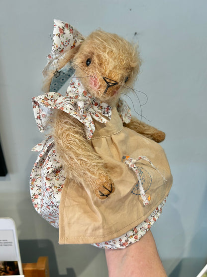 Handmade Mohair Artist Bear Hare 28cm Collectable Keepsake heirloom OOAK