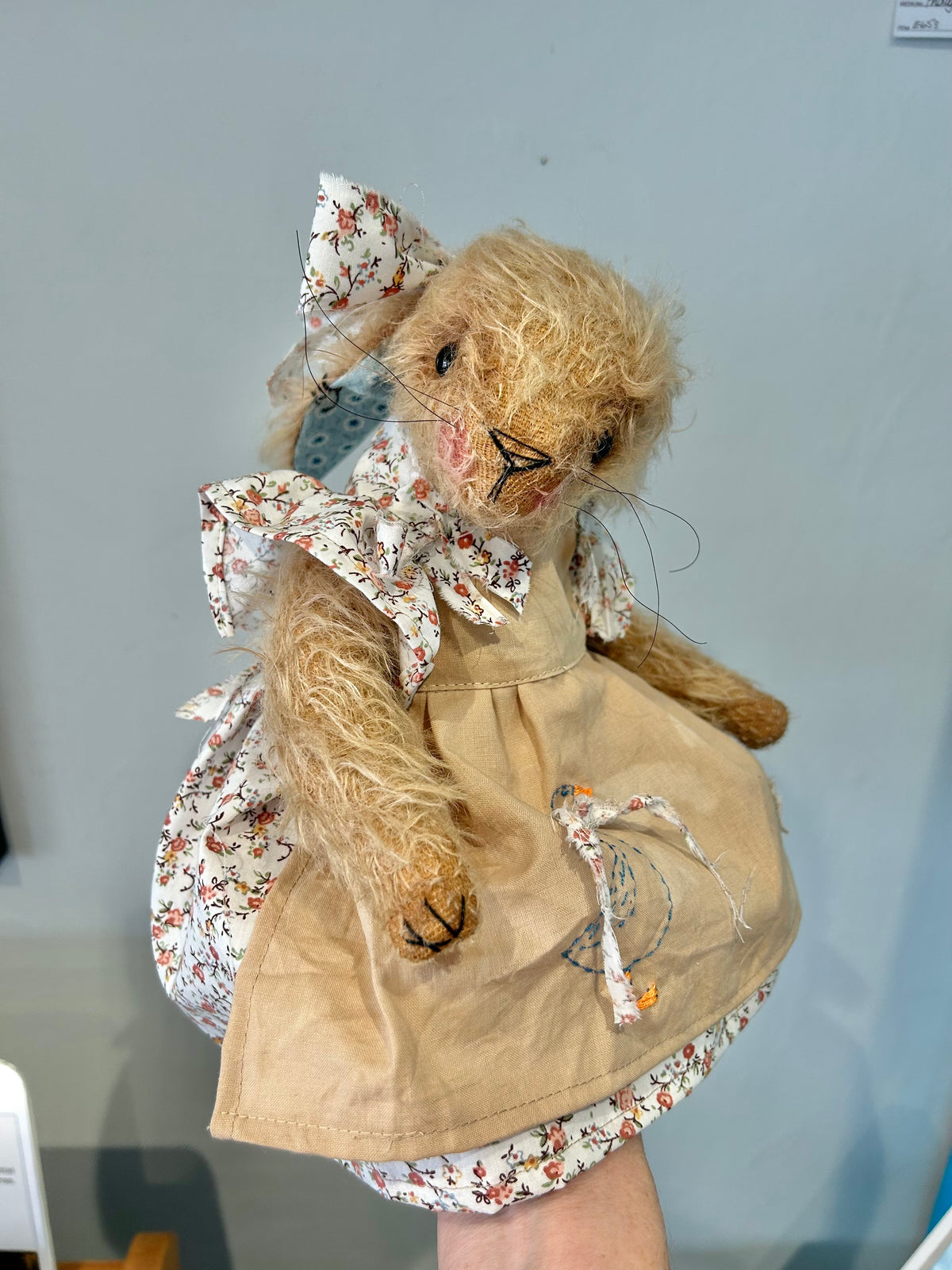 Handmade Mohair Artist Bear Hare 28cm Collectable Keepsake heirloom OOAK