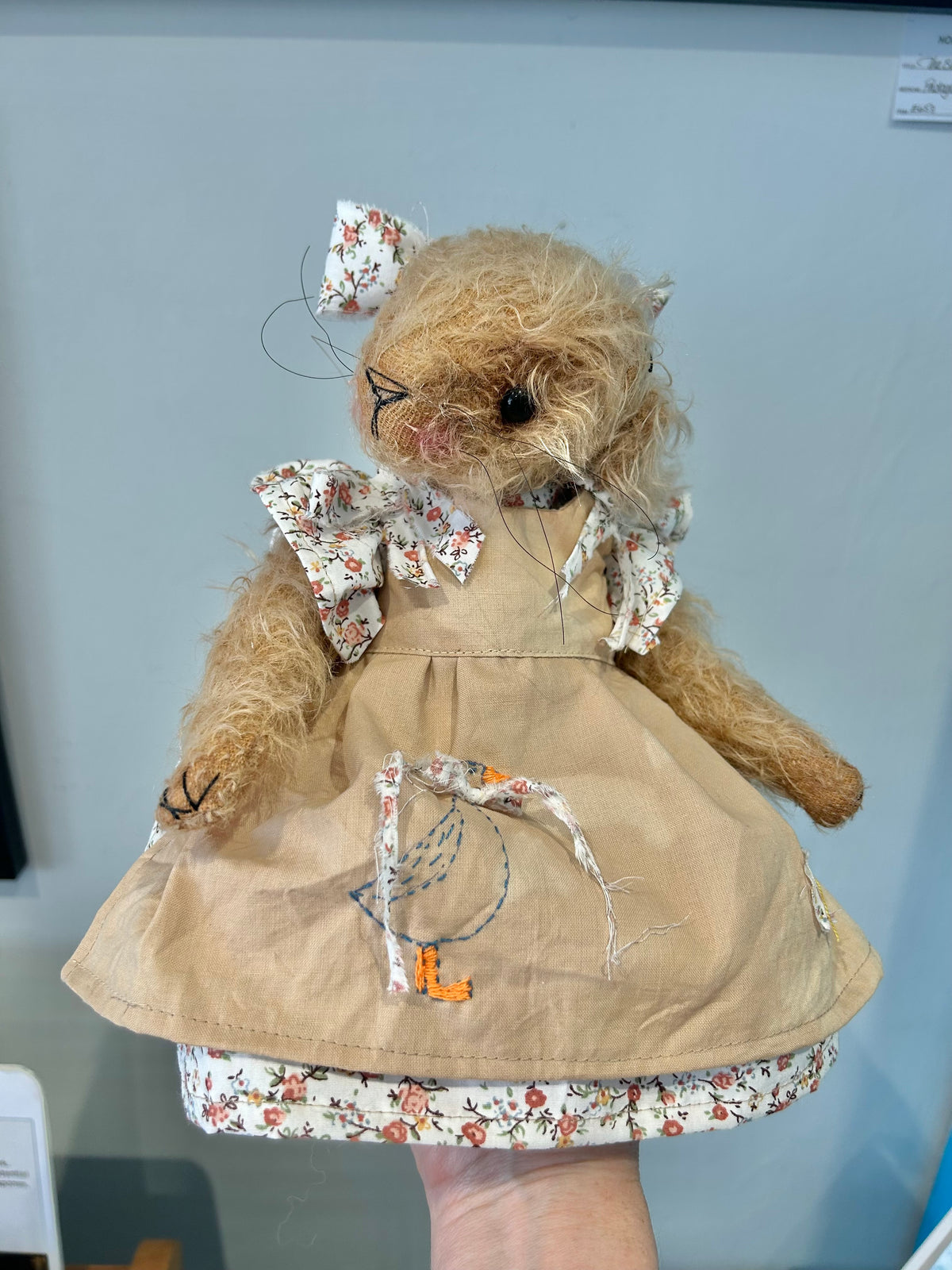 Handmade Mohair Artist Bear Hare 28cm Collectable Keepsake heirloom OOAK