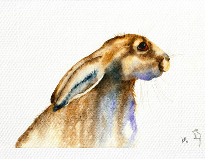Hare Greeting card
