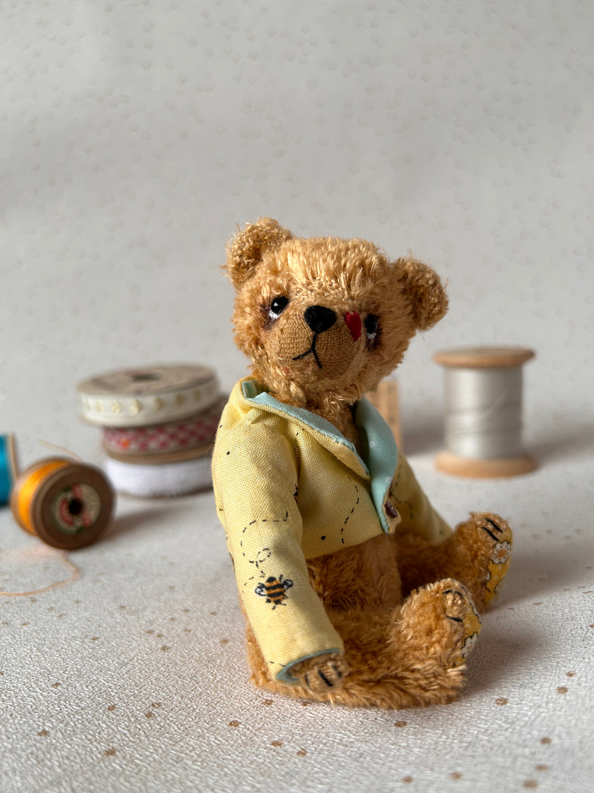 Bernie - Handmade Mohair Artist Bear  17cm