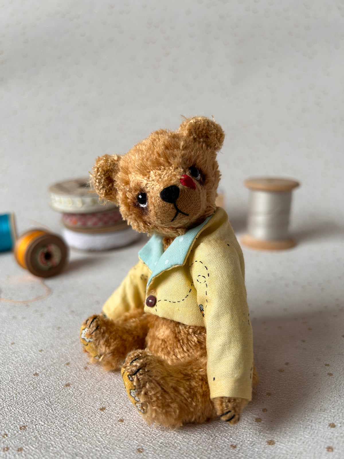 Bernie - Handmade Mohair Artist Bear  17cm