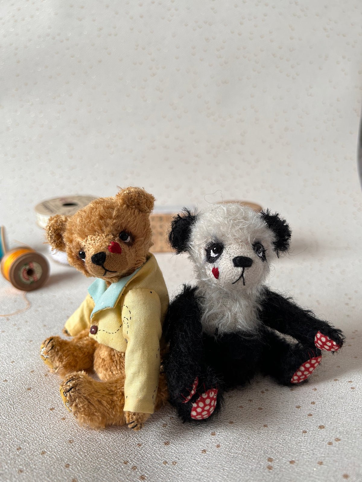 Bernie - Handmade Mohair Artist Bear  17cm