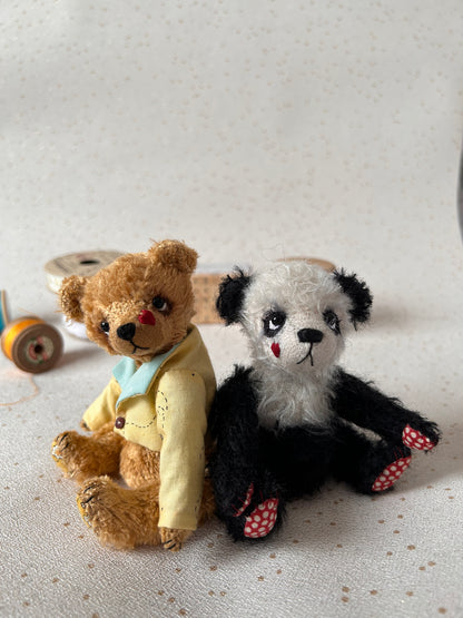Bernie - Handmade Mohair Artist Bear  17cm