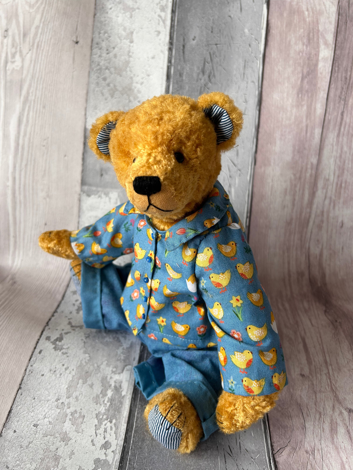 Dillon - Handmade Gold Mohair Artist Bear 30cm