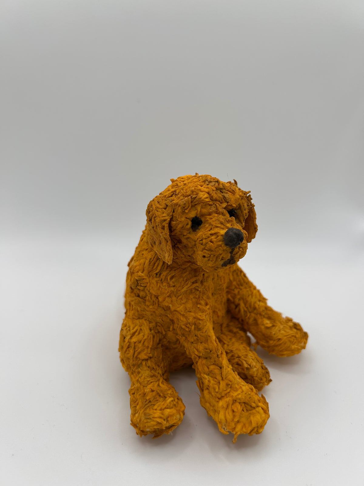 Dog Sculpture - Handcrafted  Dog - Original Art