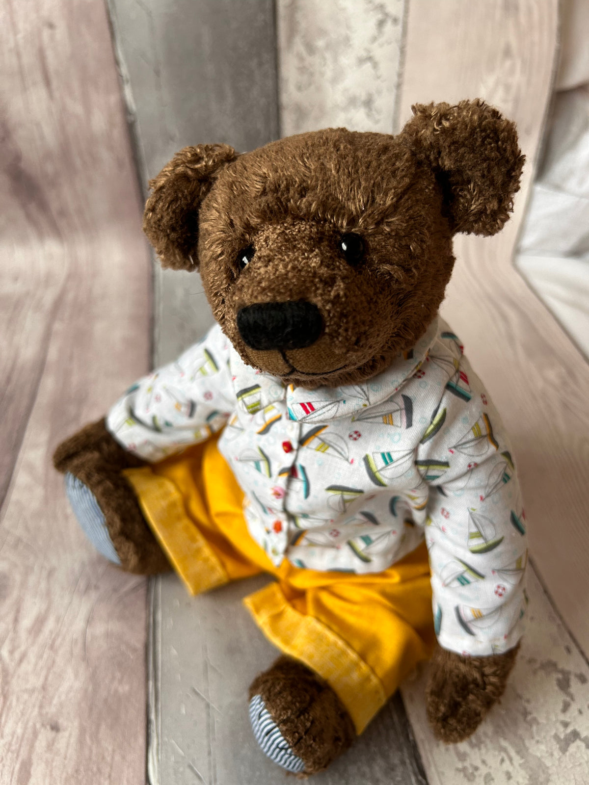 Austin - Handmade Chcolate Brown  Mohair Artist Bear 30cm