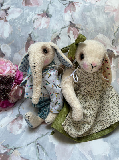 Handmade Mohair Artist Bear/Elephant 28cm Collectable Keepsake heirloom OOAK
