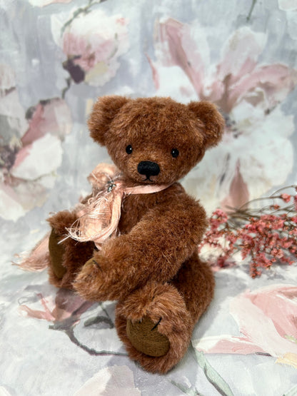 Handmade alpaca Artist Bear 20cm Collectable Keepsake heirloom OOAK