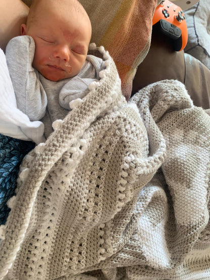 Baby Blanket Crochet Pattern - PDF Digital Download