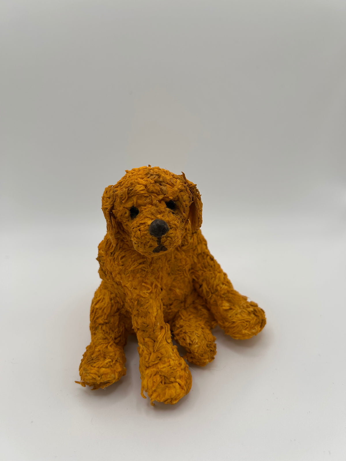 Dog Sculpture - Handcrafted  Dog - Original Art