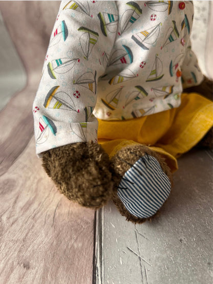 Austin - Handmade Chcolate Brown  Mohair Artist Bear 30cm