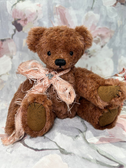 Handmade alpaca Artist Bear 20cm Collectable Keepsake heirloom OOAK