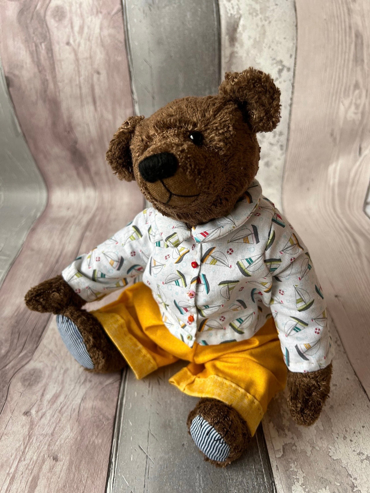 Austin - Handmade Chcolate Brown  Mohair Artist Bear 30cm